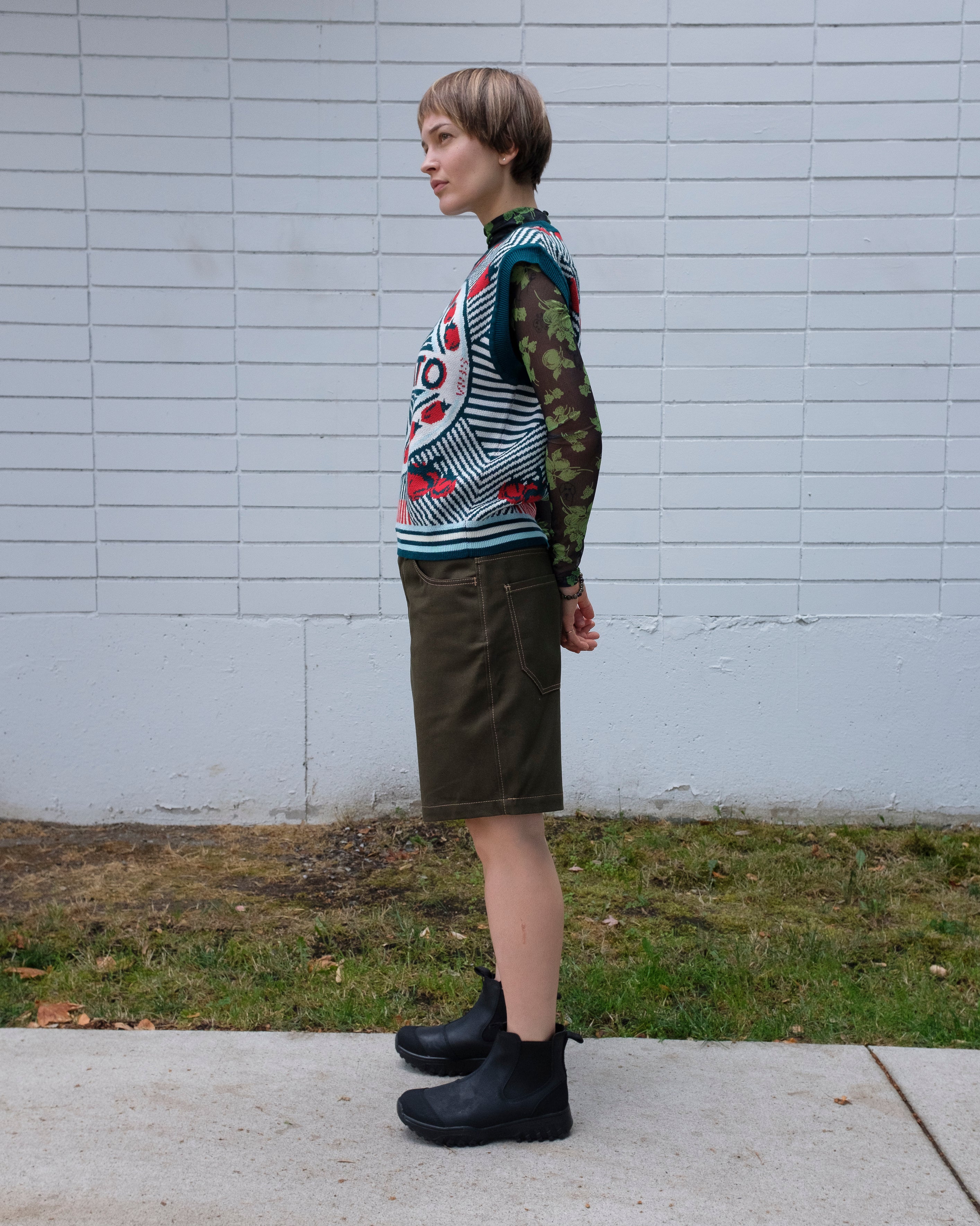 Old Fashion Standards - Courts Shorts - Jalapeño - side