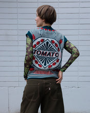 Load image into Gallery viewer, Henrik Vibskov - Italian Knit Vest - White Red Tomato Can - back
