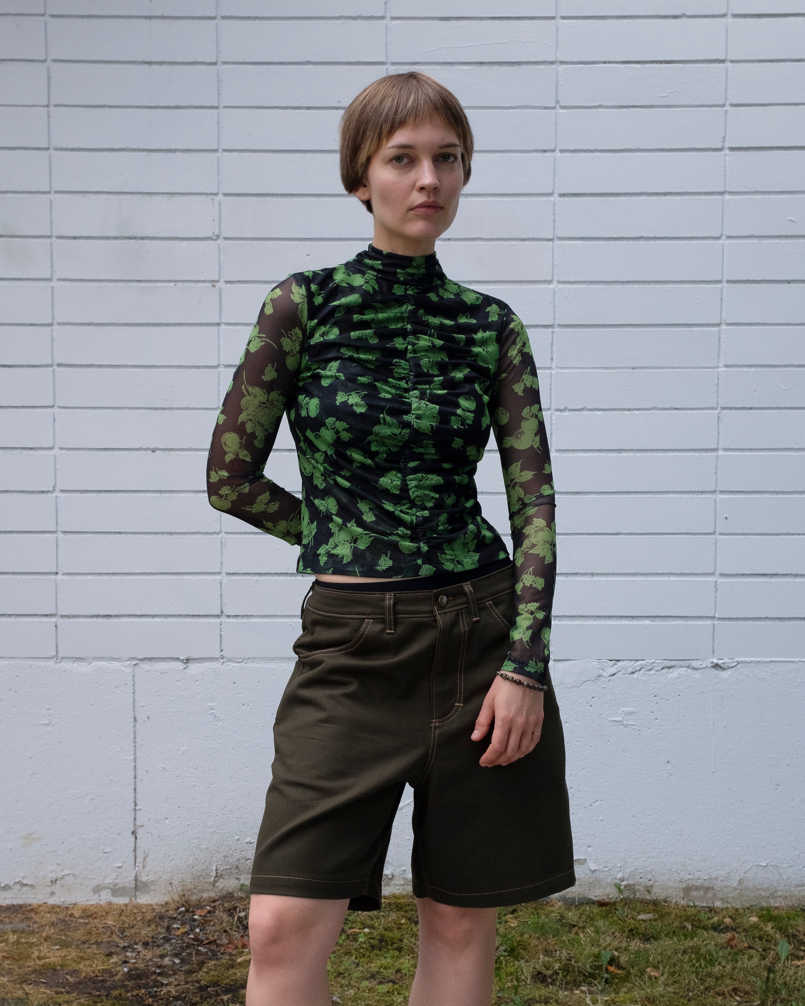 Old Fashion Standards - Courts Shorts - Jalapeño - front