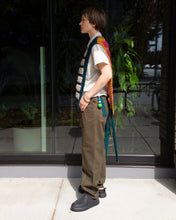 Load image into Gallery viewer, Henrik Vibskov - Fringe Knit Vest - Fringe Multi Stripes - side
