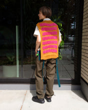 Load image into Gallery viewer, Henrik Vibskov - Fringe Knit Vest - Fringe Multi Stripes - back
