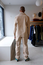 Oliver Spencer - Belted Trousers - Beige (Sibley Cord) - back