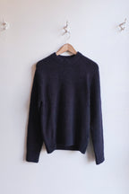 Oliver Spencer - Blenheim Sweater - Purple (Brady)- flat front