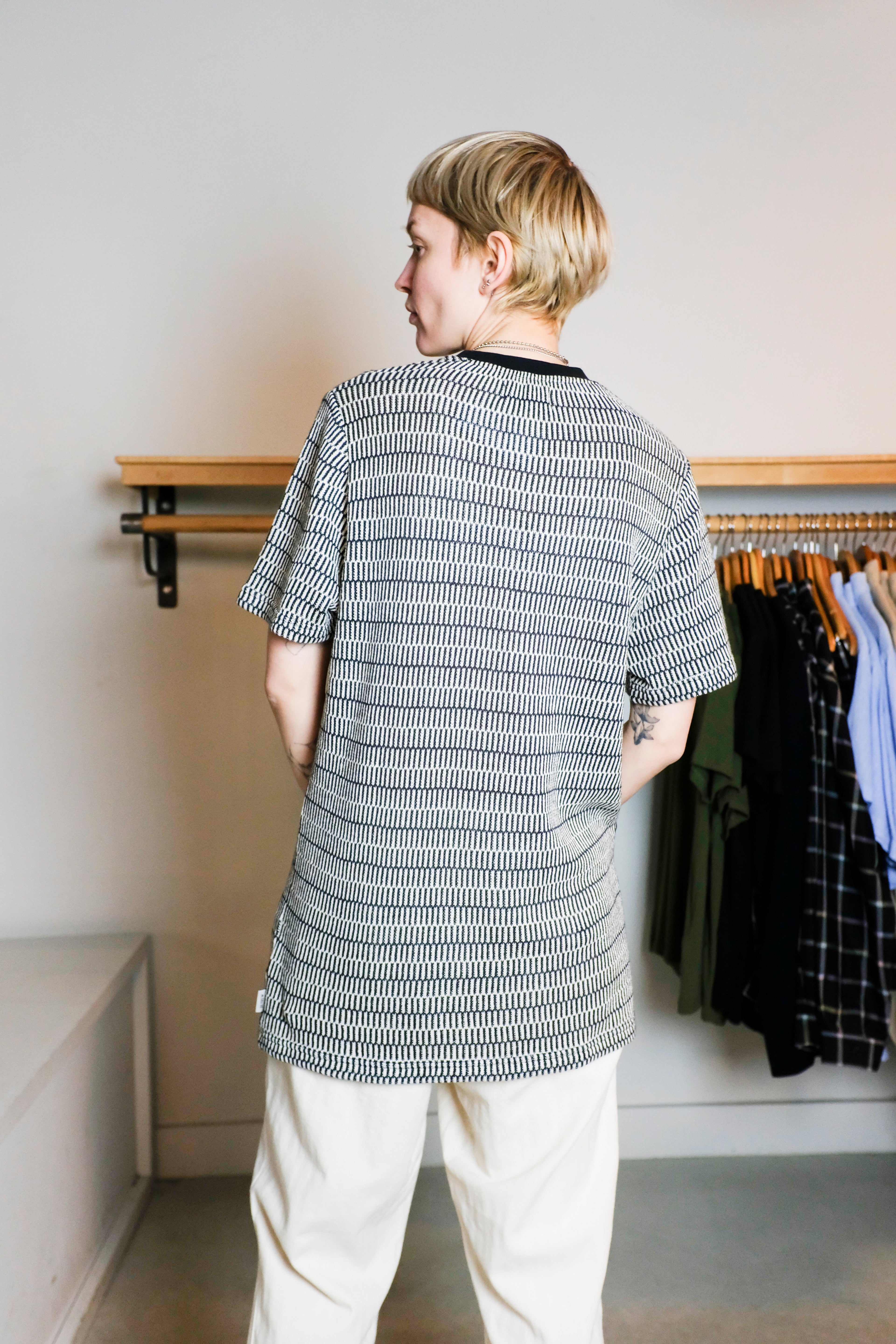 Oliver Spencer - Box T-Shirt - Cream (Starling) - Back
