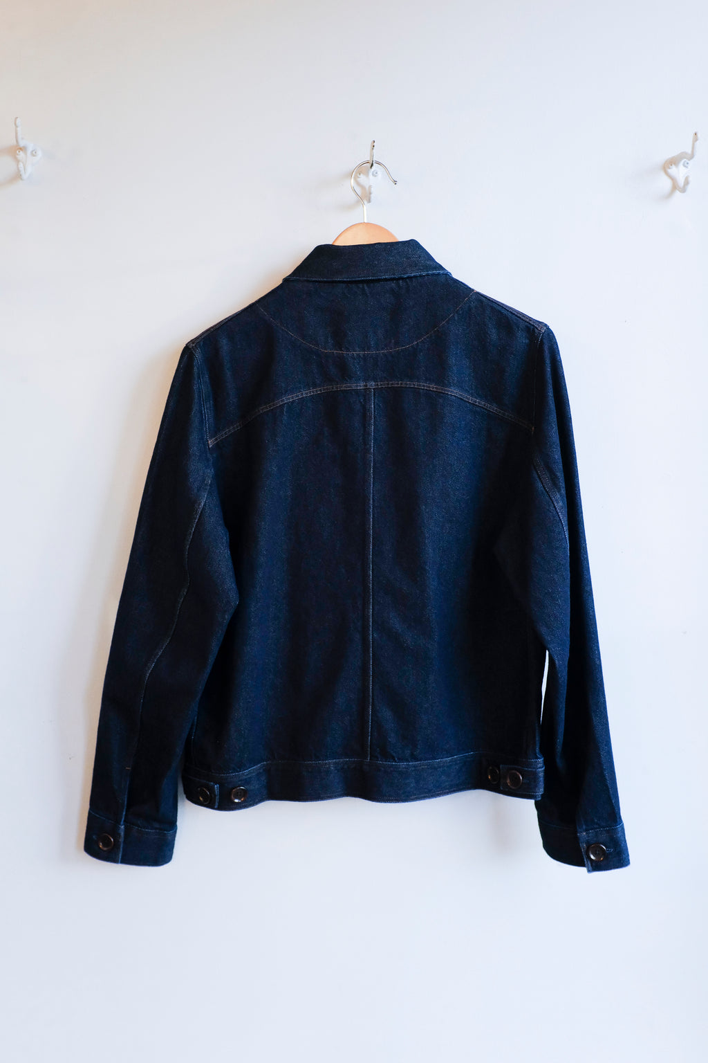 Oliver Spencer - Buffalo Jacket - Denim (Westall) - flat back