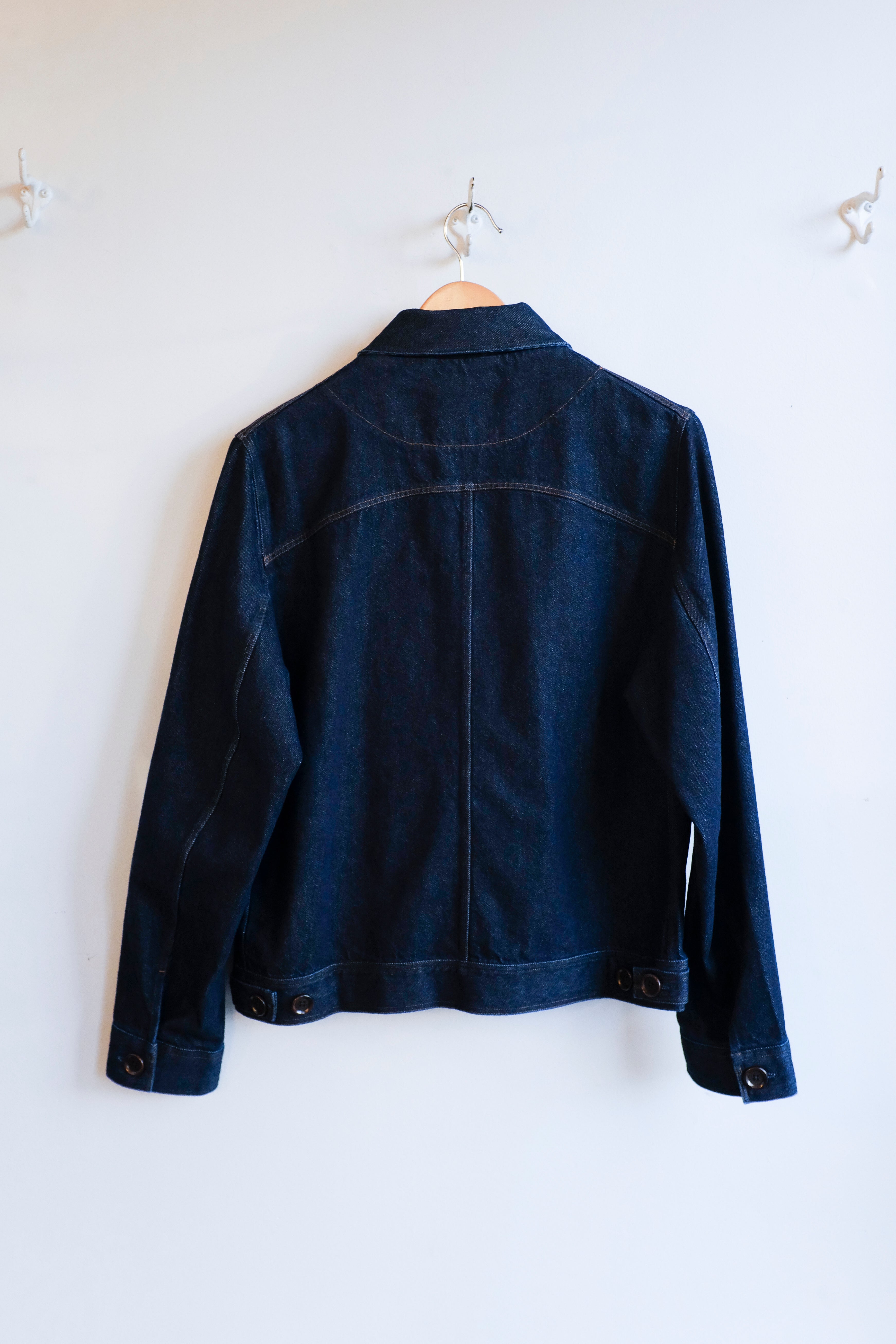 Oliver Spencer - Buffalo Jacket - Denim (Westall) - flat back