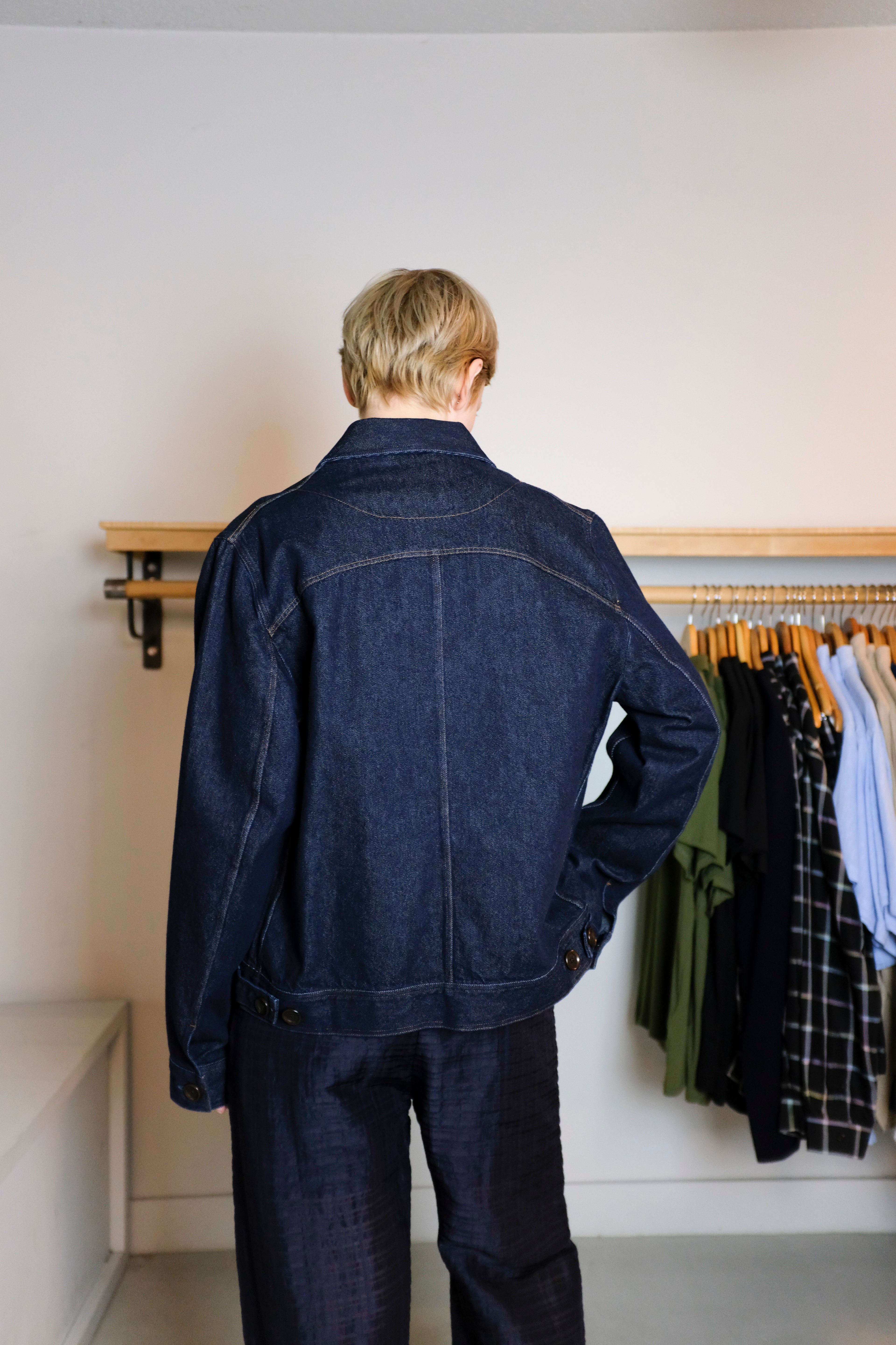 Oliver Spencer - Buffalo Jacket - Denim (Westall) - Back
