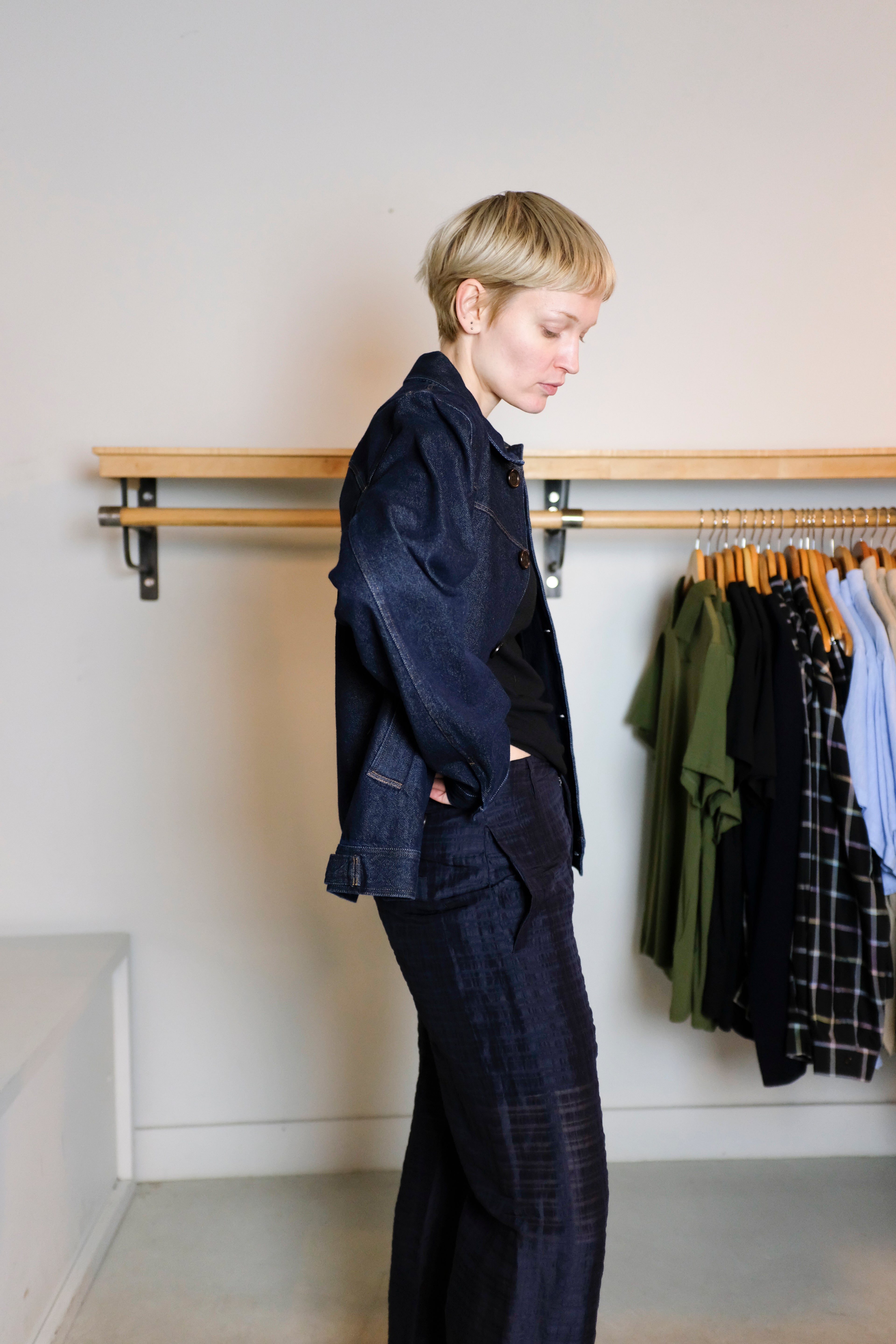 Oliver Spencer - Buffalo Jacket - Denim (Westall) - Side