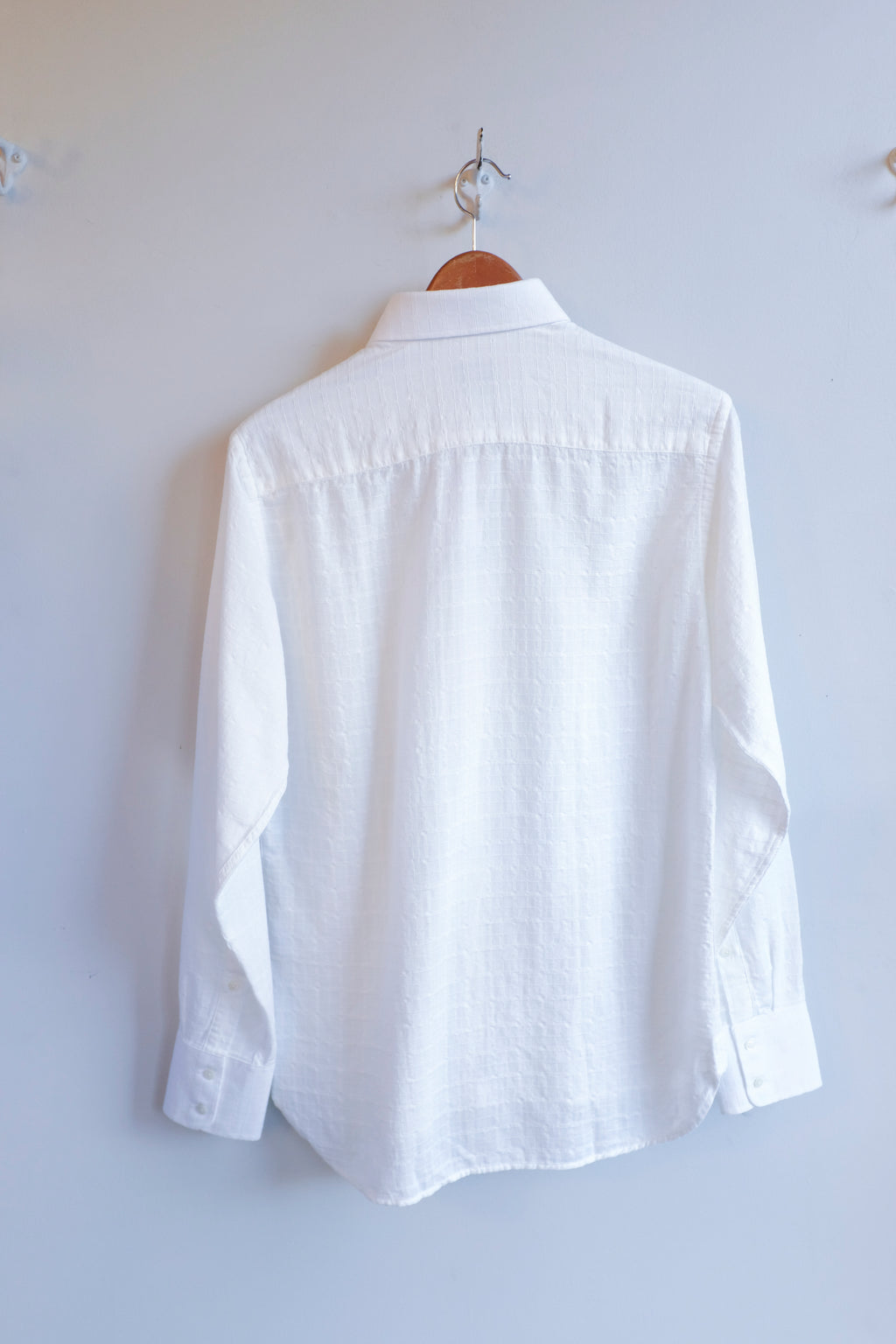 Oliver Spencer - Conduit Classic Shirt - White (Mayhew) - flat back