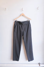 Oliver Spencer - Fishtail Trousers - Charcoal (Westerman)- flat front