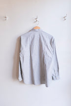Oliver Spencer - Garrison Long Sleeve Shirt - Blue (Brimham) - flat back