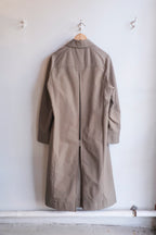 Oliver Spencer -Lothian Coat - Khaki (Marling)- flat back