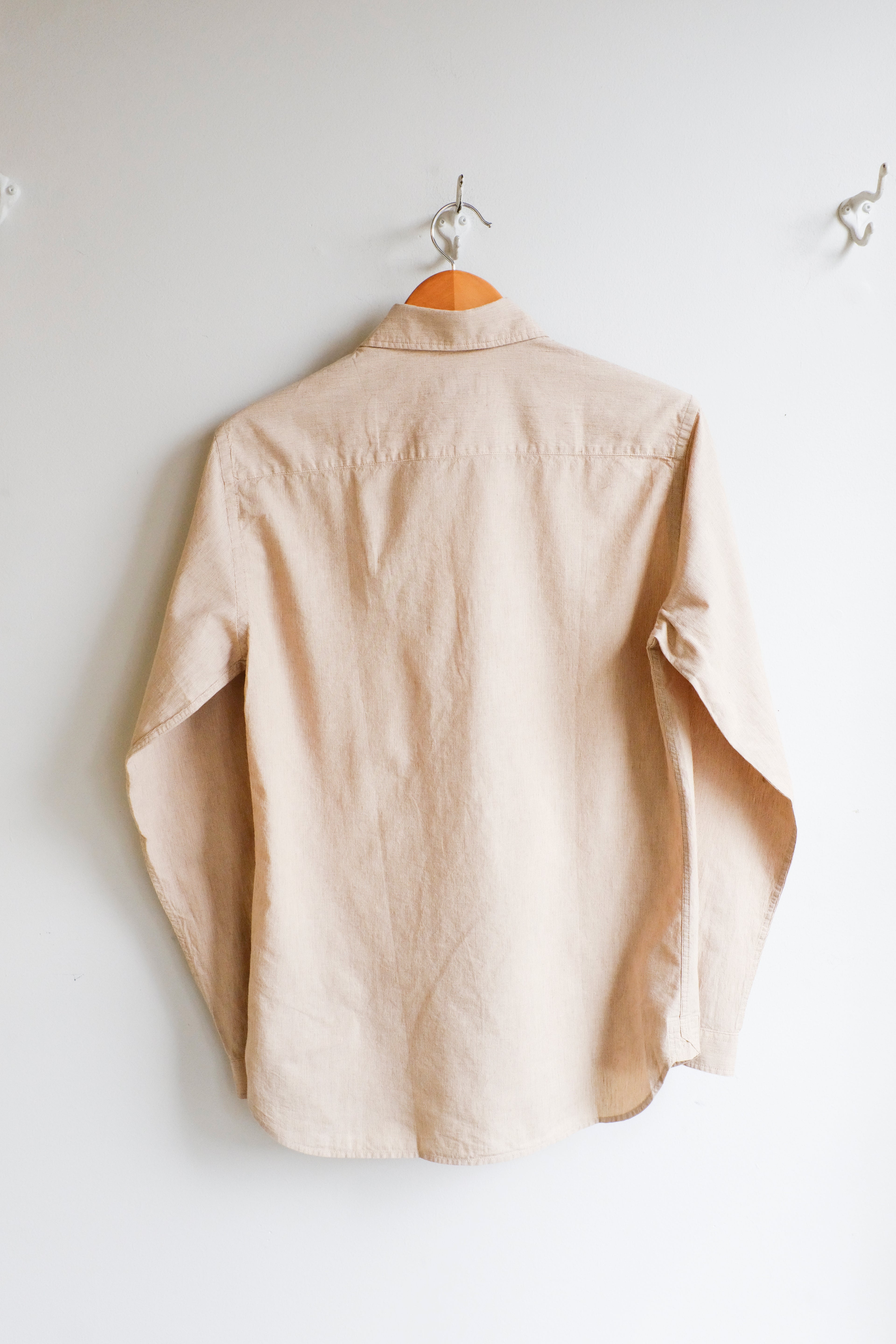 Oliver Spencer - New York Special Shirt - Beige (Howell) - flat back