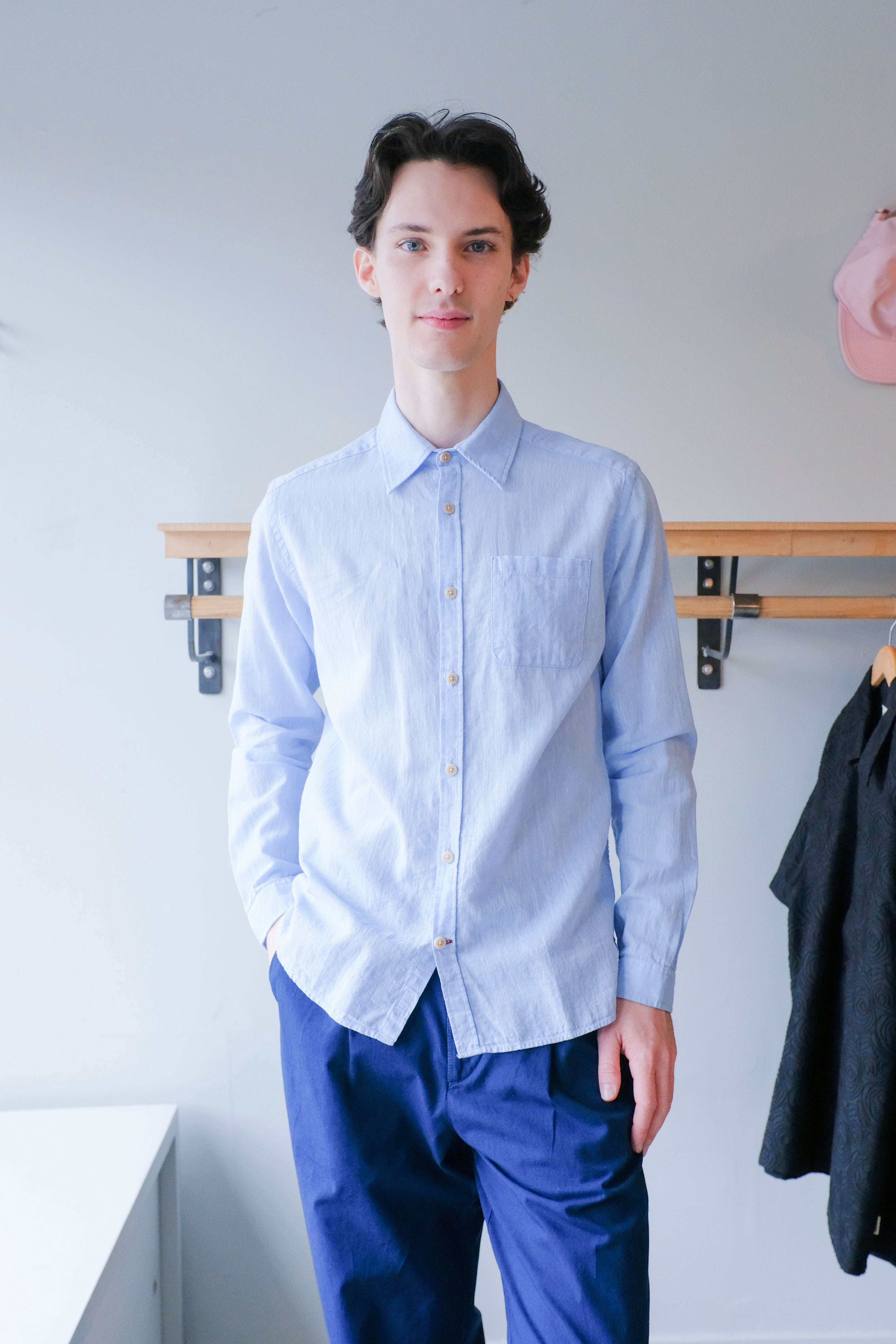 Oliver Spencer - New York Special Shirt - Blue (Perkins) - front