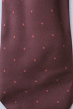 Oliver Spencer - Spot Silk Tie - red spot detail