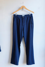 Load image into Gallery viewer, Oliver Spencer - Drawstring Trousers - Indigo Blue (Faye) - flat front
