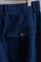 Load image into Gallery viewer, Oliver Spencer - Drawstring Trousers - Indigo Blue (Faye) - pocket and dart detail
