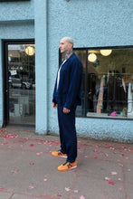 Load image into Gallery viewer, Oliver Spencer - Drawstring Trousers - Indigo Blue (Faye) - Oli side
