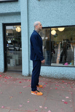 Load image into Gallery viewer, Oliver Spencer - Drawstring Trousers - Indigo Blue (Faye) - Oli side
