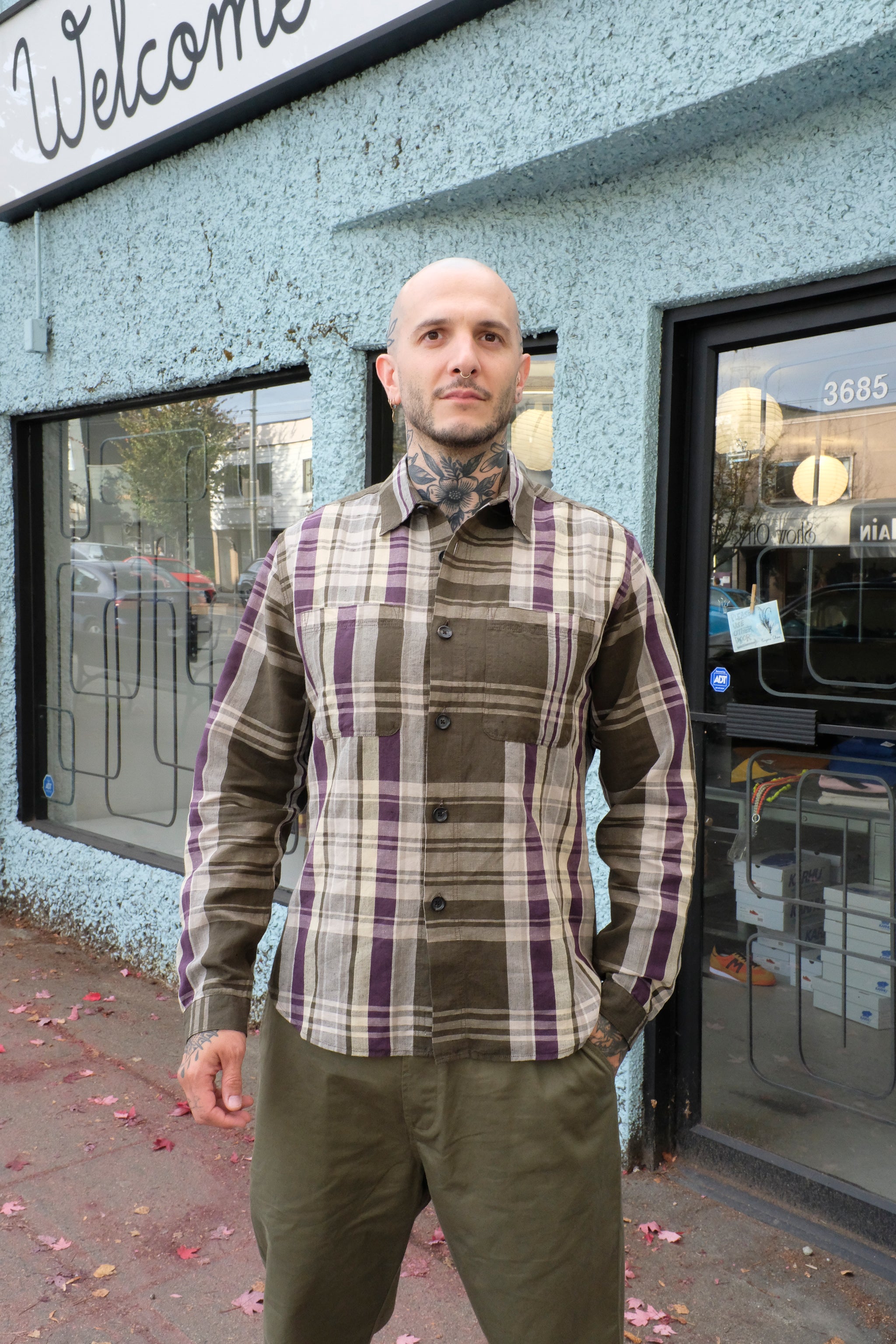 オリバー スペンサー (Oliver Spencer) メンズ ジャケット アウター Lambeth Canvas Jacket (Green) Oliver Spencer｜2014-15年秋冬 メンズコレクション - Web Magazine