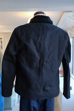 Load image into Gallery viewer, Oliver Spencer - Lambeth Jacket - Black (Barwell Canvas) - flat back
