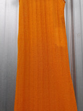 Load image into Gallery viewer, Paloma Wool - Dely Knit Dress in orange - close-up details of fabric
