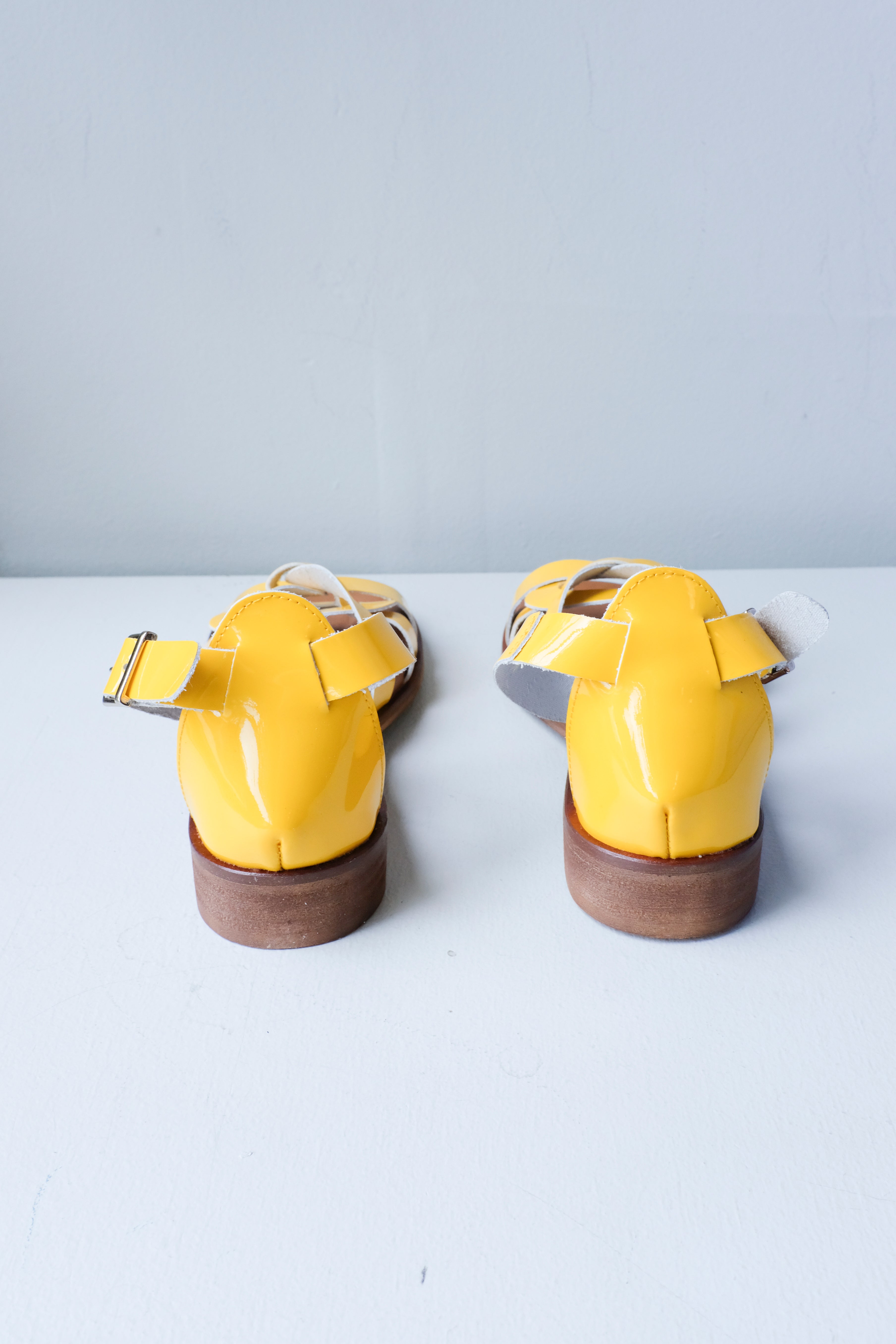 Pavement - Aretha Strappy Sandal - Yellow -back