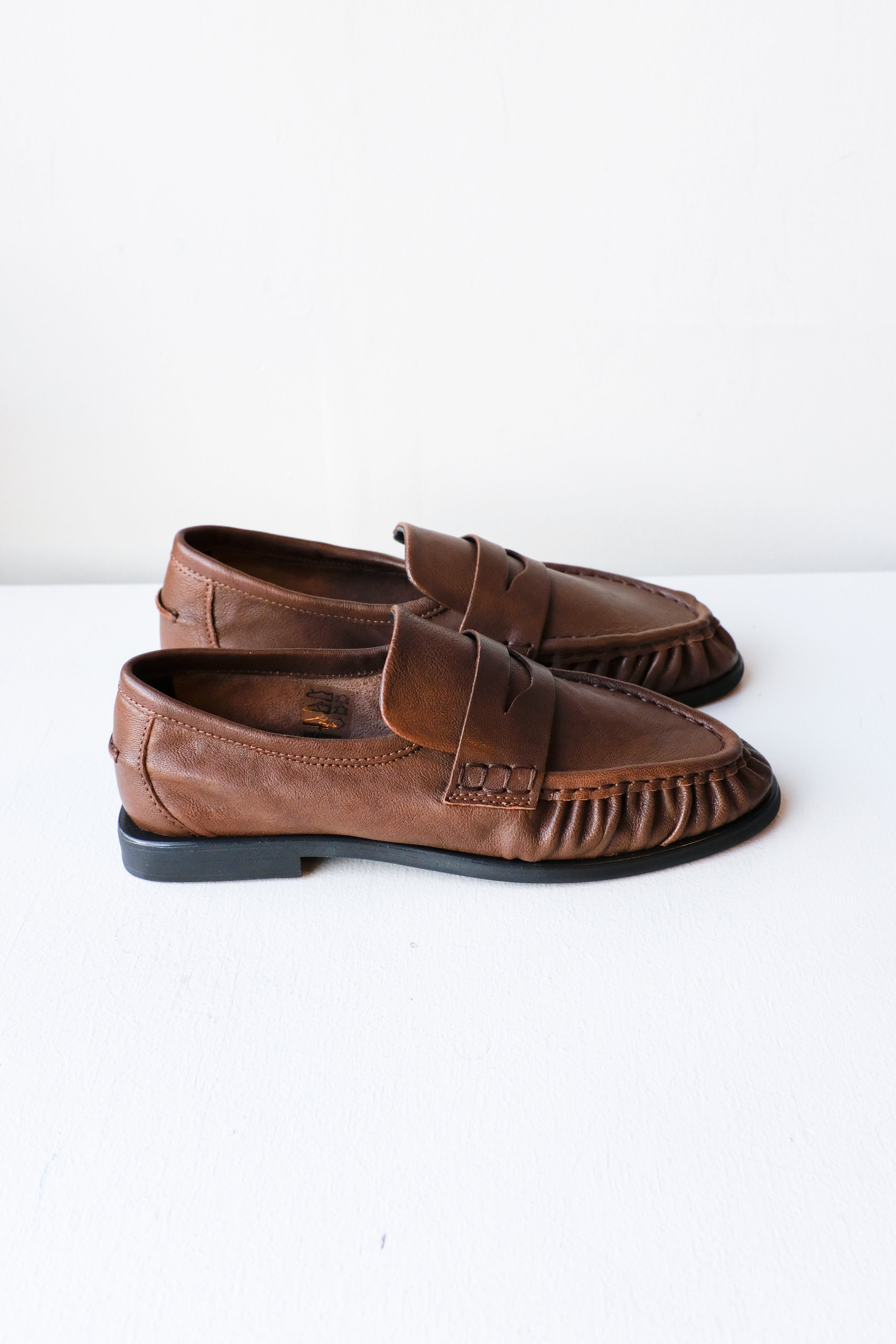 Pavement - Elmira Penny Loafer - Brown -side