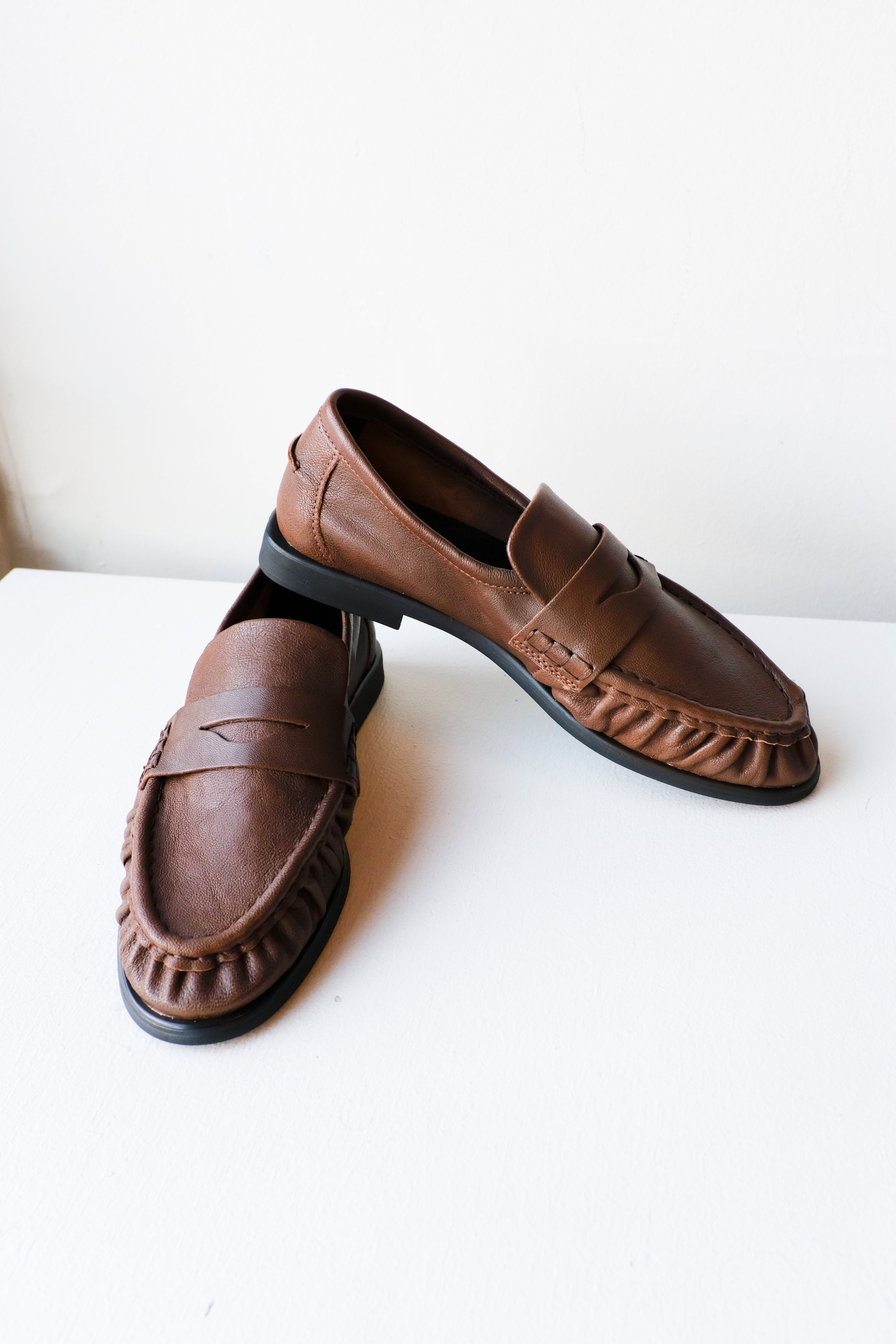 Pavement - Elmira Penny Loafer - Brown - front