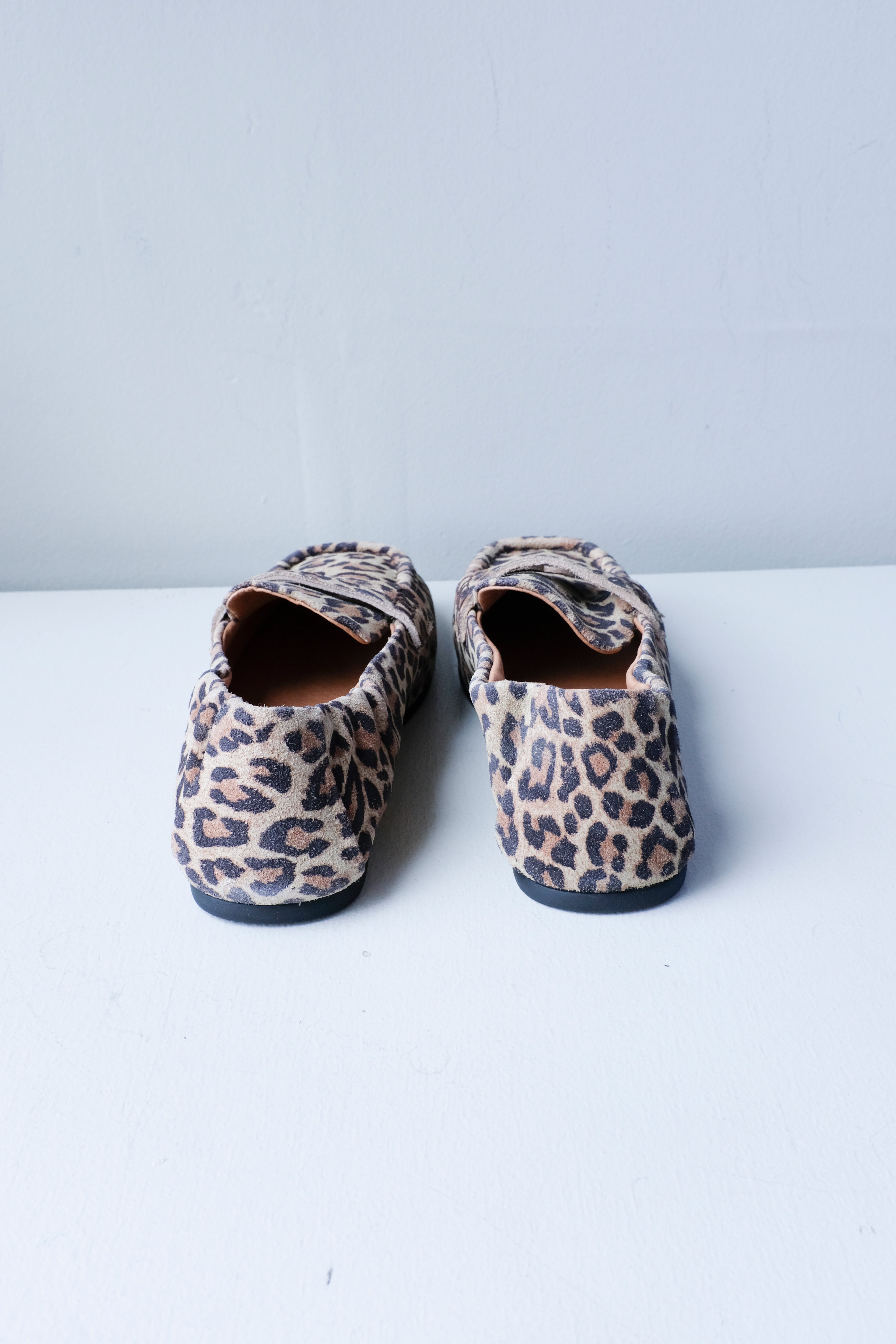 Pavement - Helios Loafer - Leopard Suede -back