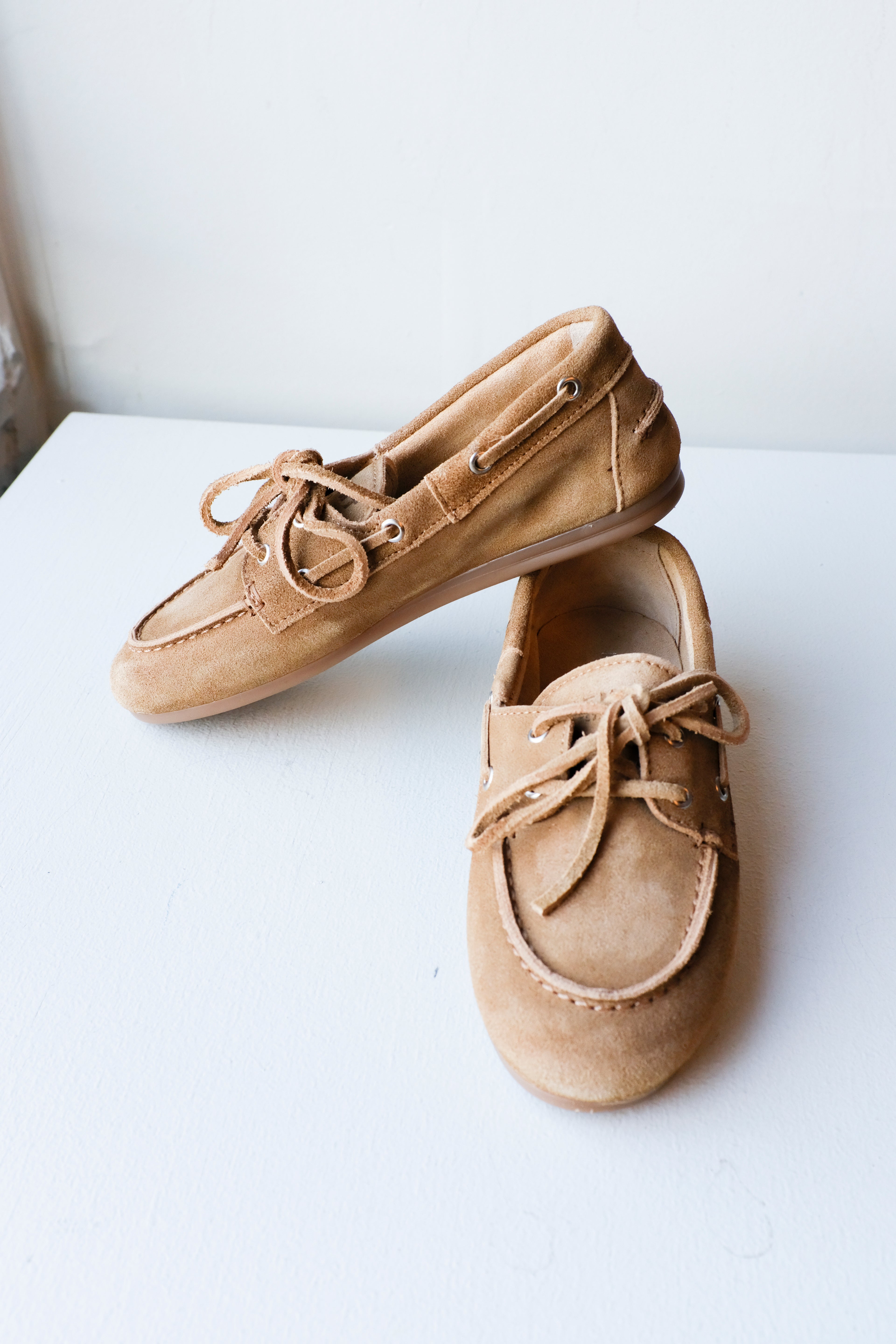 Pavement - Marin Boat Loafer - Taupe Suede - front