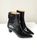 Reike Nen - Slim Lined Ankle Boots - Black