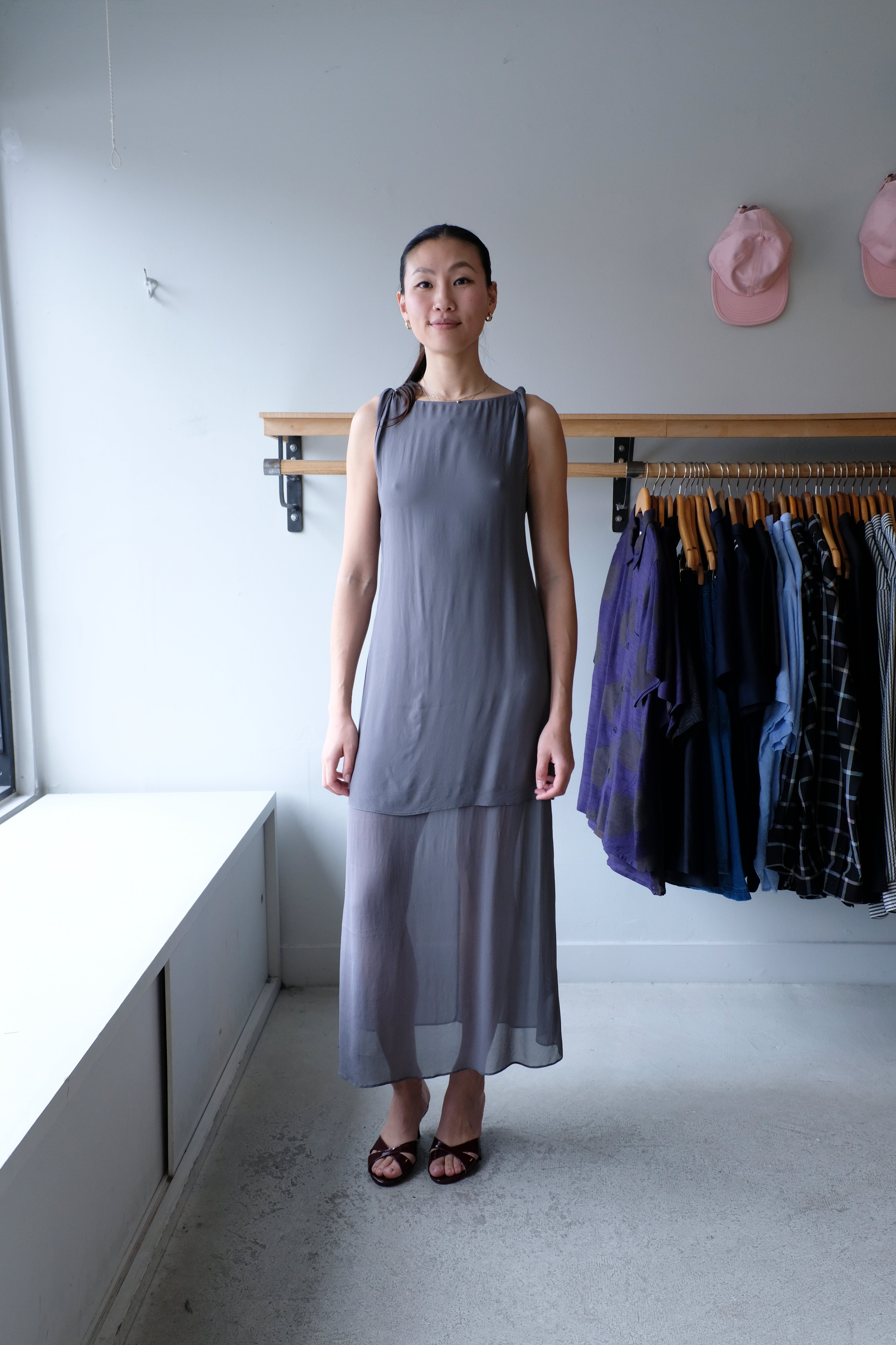 Samika Dress - Gunmetal