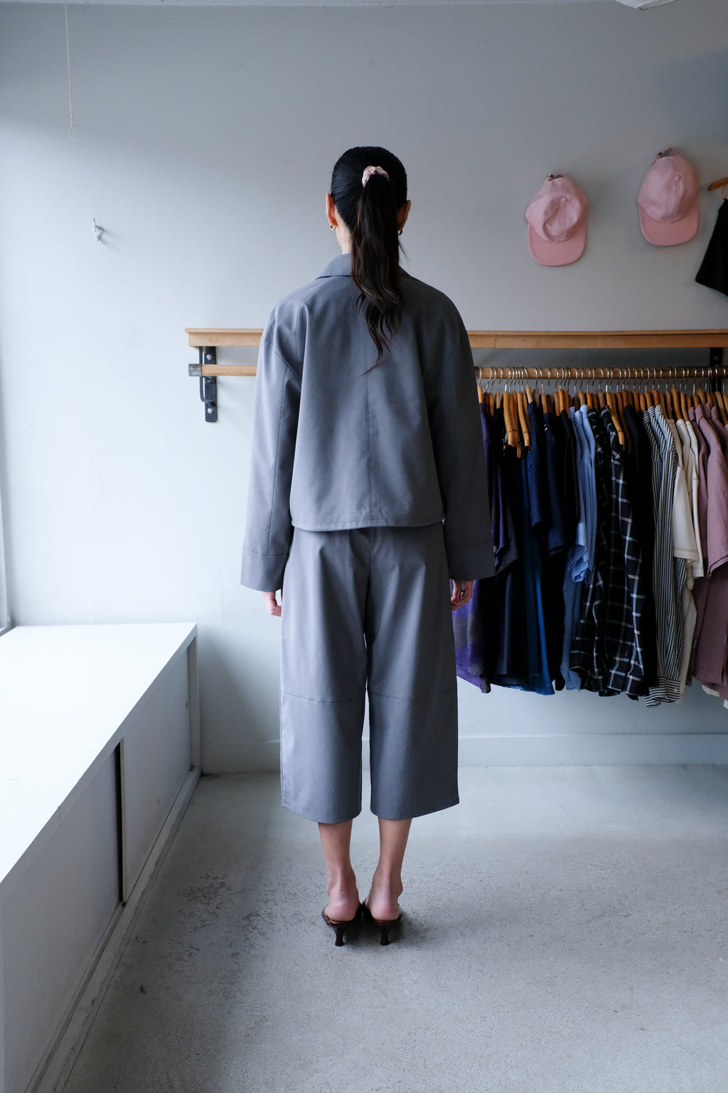 Saroko Shorts - Gunmetal Melange