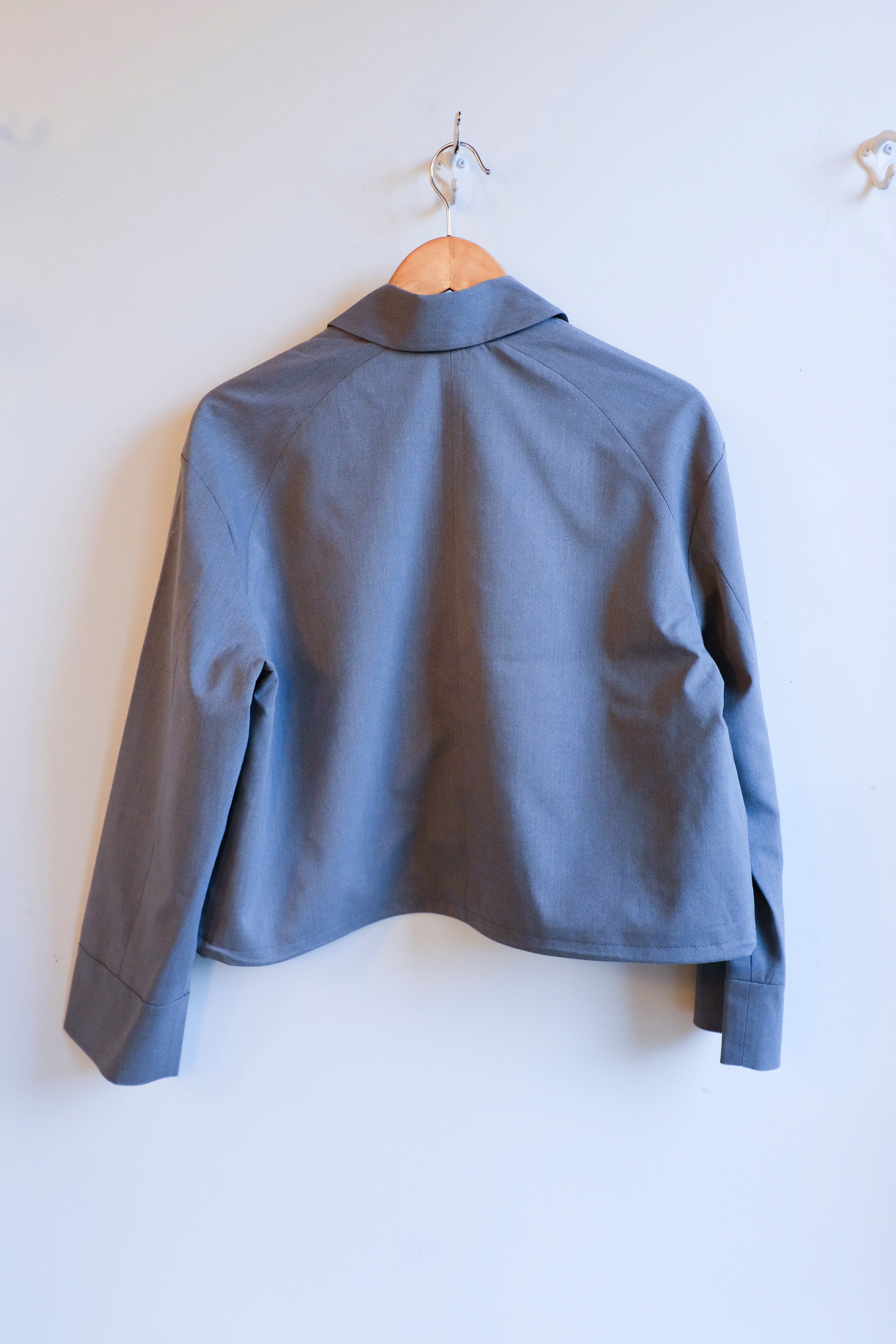 Samsoe Samsoe - Sakelly Jacket - Gunmetal Melange - flat back