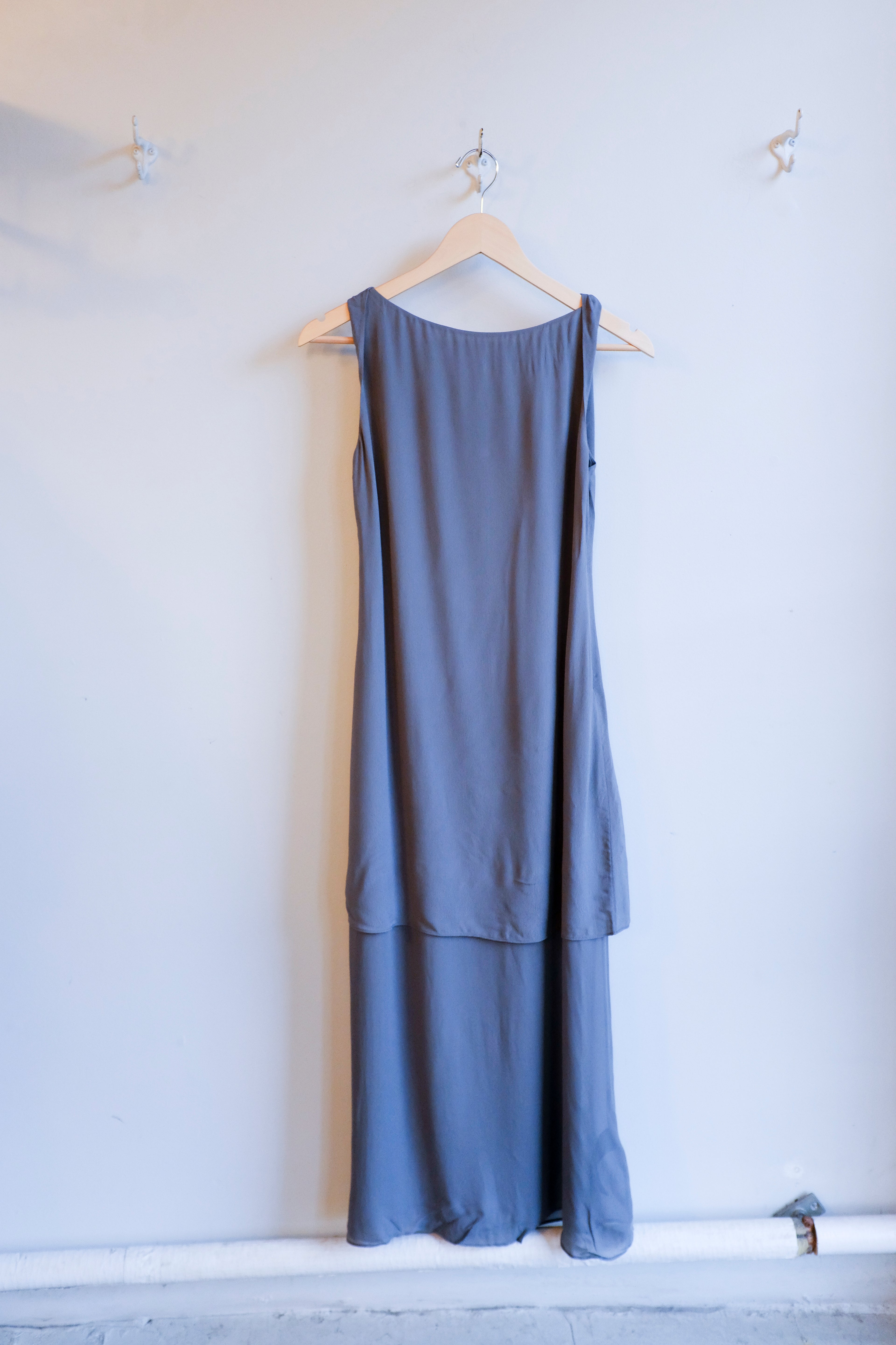 Samsoe Samsoe - Samika Dress - Gunmetal - flat front