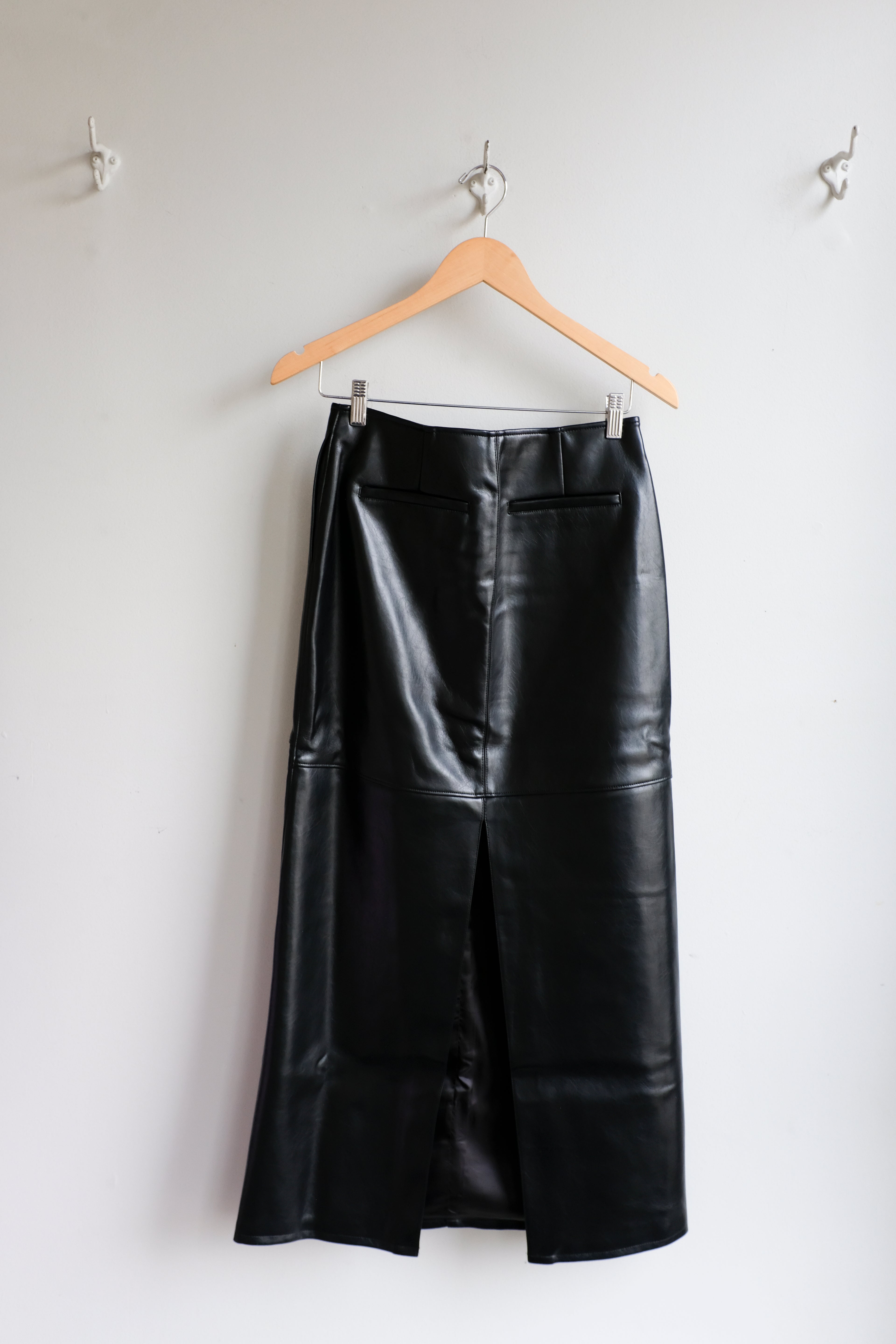 Samsoe Samsoe - Savanah Maxi Skirt - Black - flat back