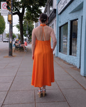 Load image into Gallery viewer, Samsoe Samsoe - Cille Dress - Russet Orange - back
