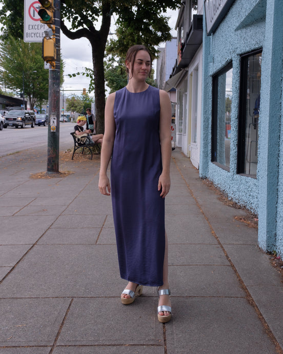 Samsoe Samsoe - Ellie Dress - Nightshadow Blue - front