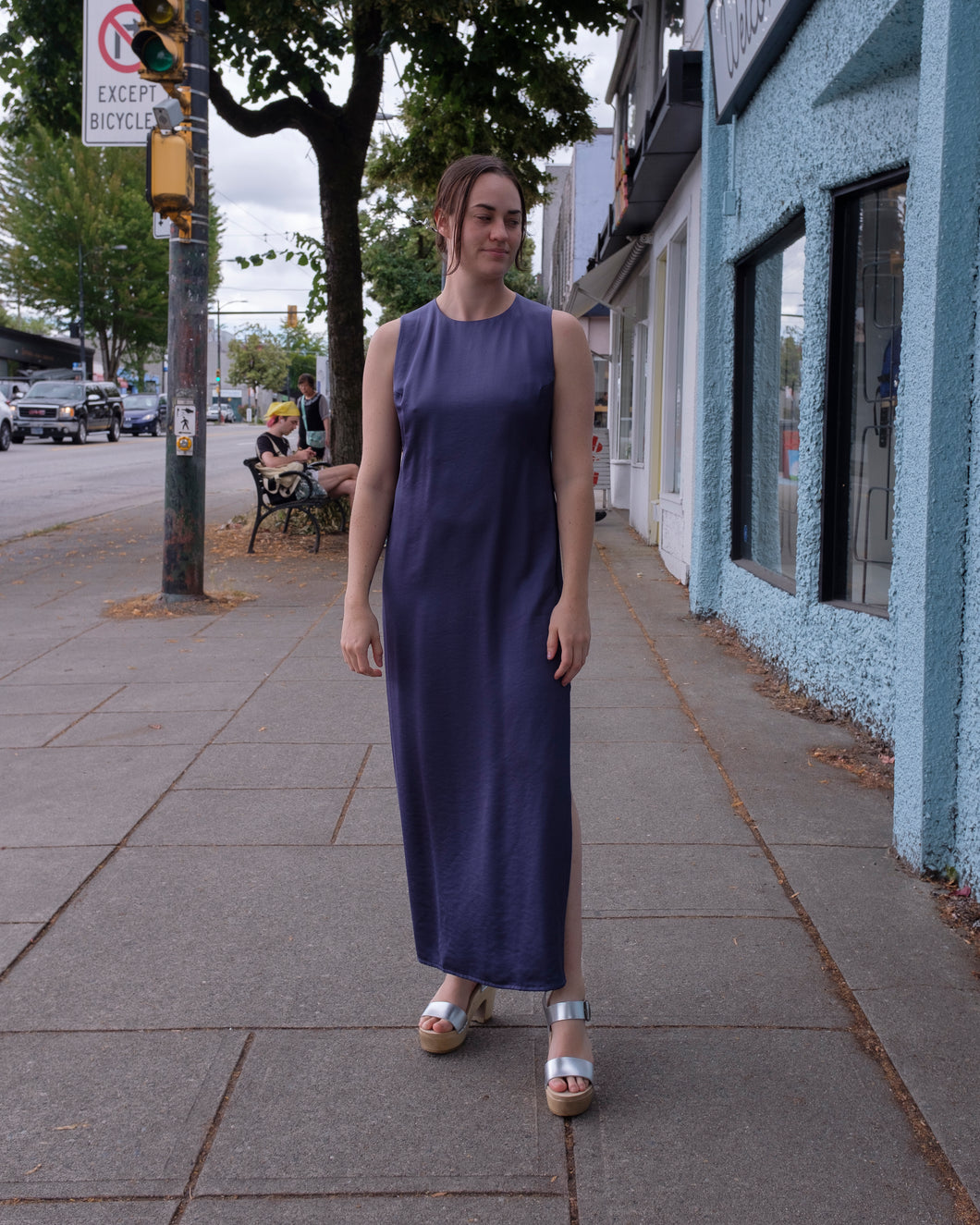 Samsoe Samsoe - Ellie Dress - Nightshadow Blue - front