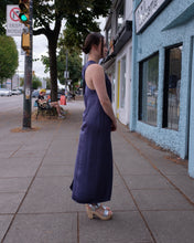 Load image into Gallery viewer, Samsoe Samsoe - Ellie Dress - Nightshadow Blue - side
