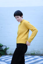 Load image into Gallery viewer, Samsoe Samsoe - Saanour Pointelle Sweater - Green Sulphur - side
