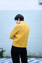 Load image into Gallery viewer, Samsoe Samsoe - Saanour Pointelle Sweater - Green Sulphur - back
