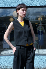 Load image into Gallery viewer, Samsoe Samsoe - Saramona Vest - Black Pinstripe - front
