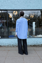 Load image into Gallery viewer, Samsoe Samsoe - Salovass Shirt - Blue Stripe - back

