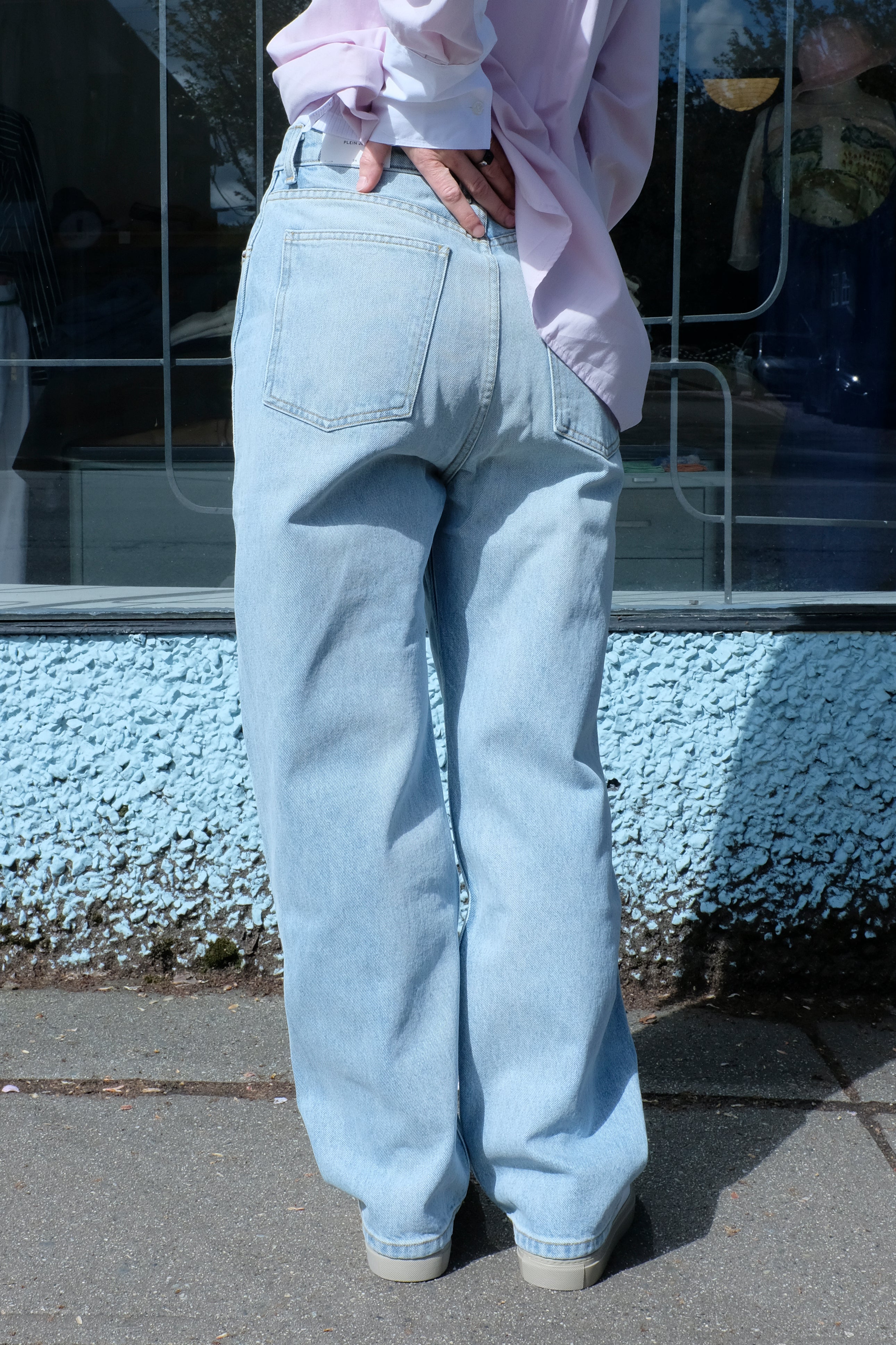 B-Sides - Plein High Straight Jean - Super Light Vintage - back