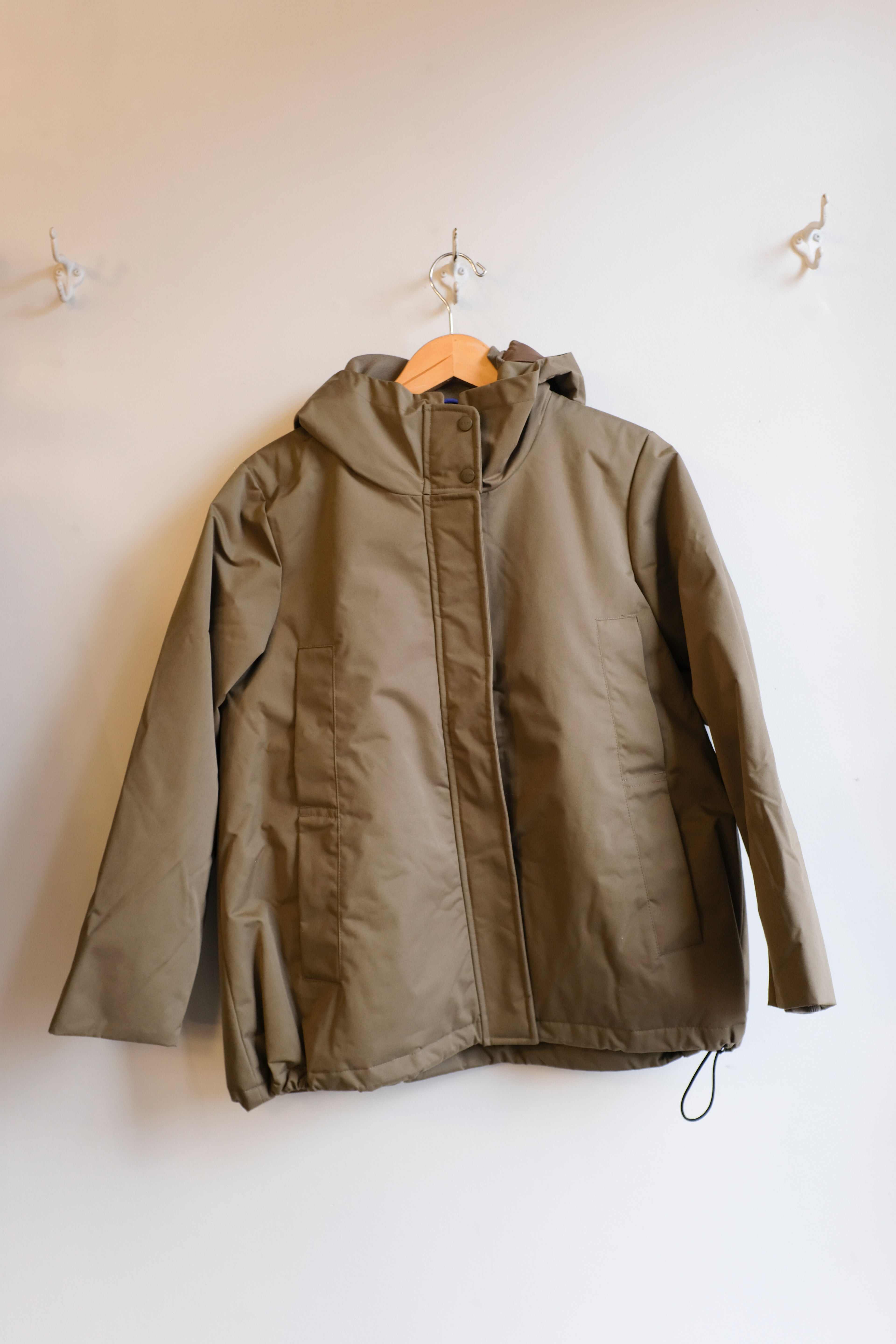 Selfhood - Hooded Jacket - Army - flat front