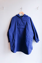 Selfhood - Hooded Poncho - Dark Blue - Front
