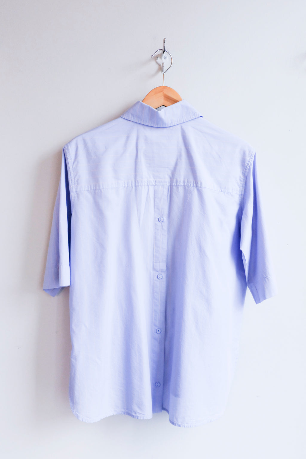 Selfhood - Shirt Short Sleeve - Light Blue - Back