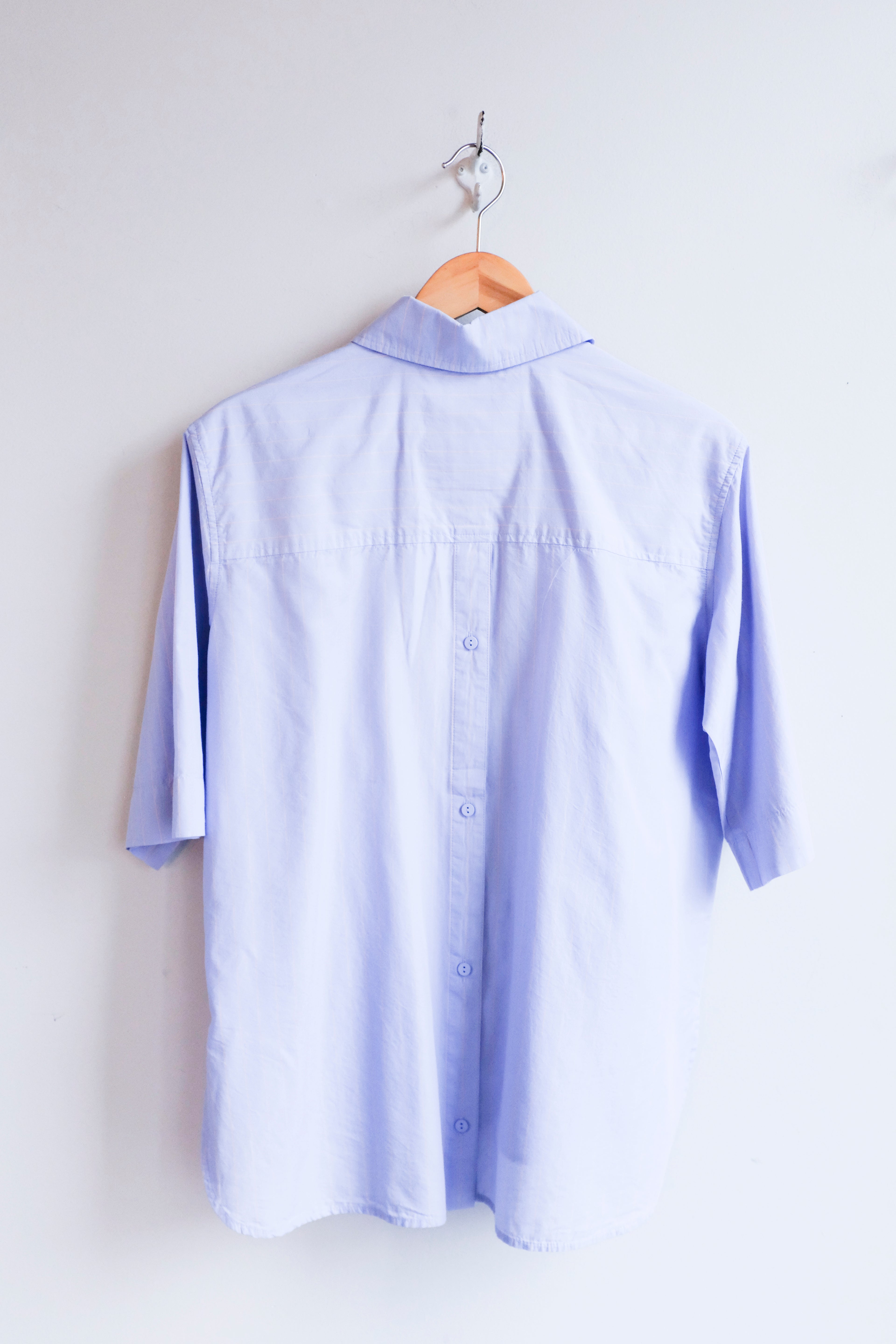 Selfhood - Shirt Short Sleeve - Light Blue - Back